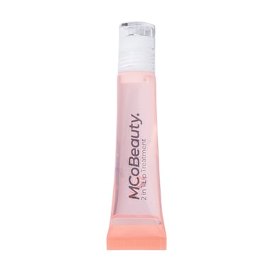MCO BEAUTY GLOW & TREAT 2-IN-1 LIP TREATMENT PEACH 15ML