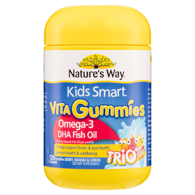 NATURES WAY KIDS SMART VITA GUMMIES OMEGA 120