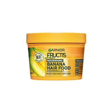 GARNIER FRUCTIS HAIR FOOD BANANA TREATMENT 390ML