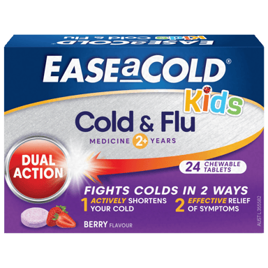 EASE A COLD KIDS CHEWABLE BERRY 24 TABLETS