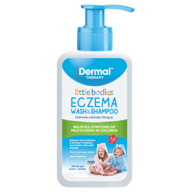 DERMAL THERAPY LITTLE BODIES ECZEMA WASH & SHAMPOO 210ML