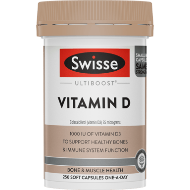 SWISSE ULTIBOOST VITAMIN D 250 CAPSULES