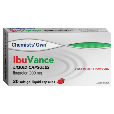 CHEMISTS OWN IBUVANCE 200MG 20 CAPSULES