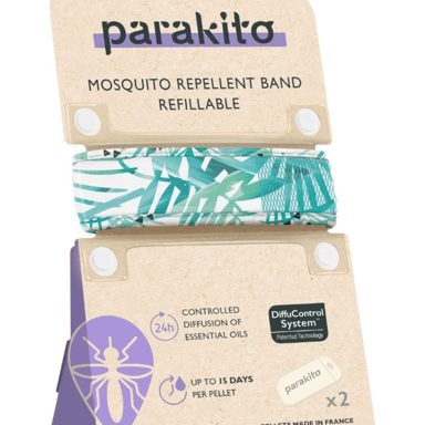 PARAKITO MOSQUITO PROTECT WRISTBAND ADULT GRAPHIC PRINT 1 PACK