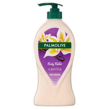 PALMOLIVE BODY WASH BODY BUTTER HEAVENLY VANILLA 750ML