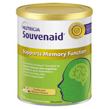 SOUVENAID VANILLA AND BANANA POWDER 360G