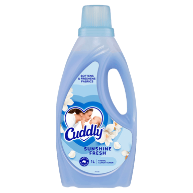 CUDDLY LIQUID FABRIC SOFTENER SUNSHINE FRESH 1 LITRE