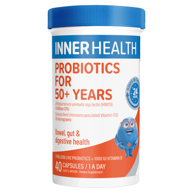 INNER HEALTH PROBIOTICS FOR 50+ YEARS 40 CAPSULES