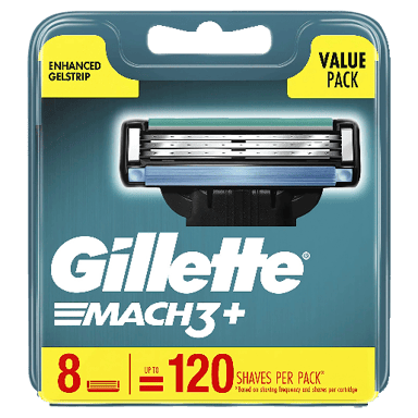 GILLETTE MACH3 REFILL BLADES 8 PACK