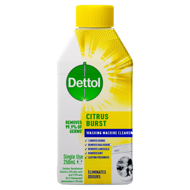 DETTOL 5IN1 WASHING MACHINE CLEANER CITRUS BURST 250ML