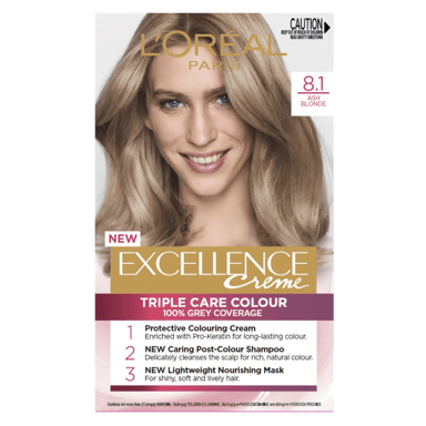LOREAL EXCELLENCE 8.1 ASH BLONDE
