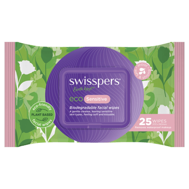 SWISSPERS SENSITIVE ECO WIPES 25 PACK