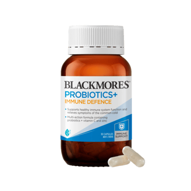 BLACKMORES PROBIOTICS + IMMUNE DEFENCE 30 CAPSULES