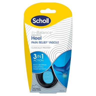 SCHOLL IN BALANCE HEEL & ANKLE ORTHOTIC INSOLES L