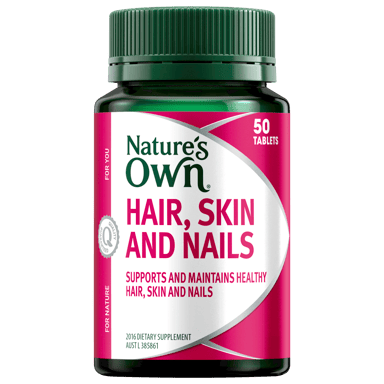 NATURES OWN HAIR SKIN AND NAILS 50 TABLETS