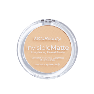 MCO BEAUTY INVISIBLE MATTE LONG-LASTING POWDER NATURAL BEIGE 14.5G