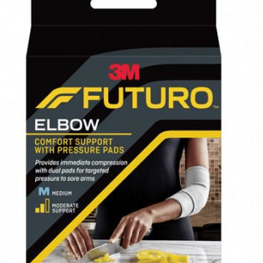 FUTURO ELBOW COMFORT SUPPORT WITH PRESSURE PADS MEDIUM