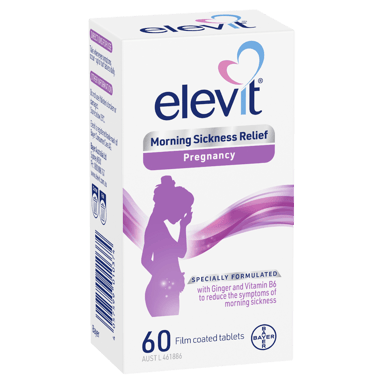 ELEVIT MORNING SICKNESS TAB 60 TABLETS