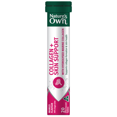 NATURES OWN COLLAGEN + SKIN SUPPORT 20 TABLETS