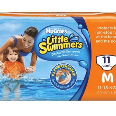 HUGGIES SWIM PANTS MEDIUM 11-15KG 11 PACK