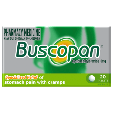 BUSCOPAN 10MG 20 TABLETS