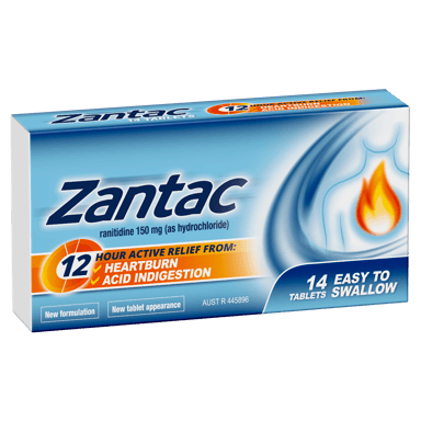 ZANTAC 150MG 14 TABLETS