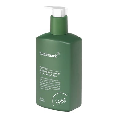 TRADEMARK SKIN HIM HAND AND BODY LOTION 450ML