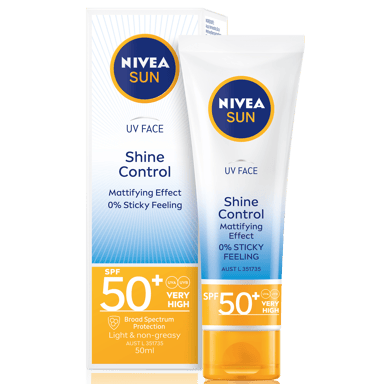 NIVEA UV FACE SHINE CONTROL SUNSCREEN CREAM SPF50+ 50ML
