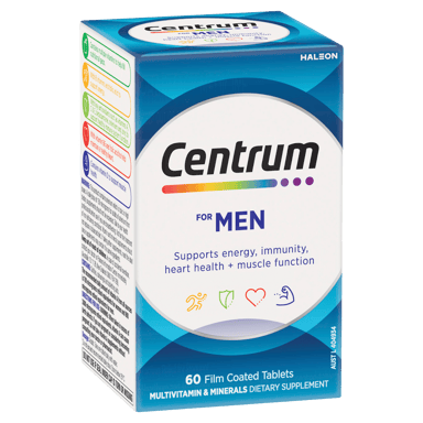CENTRUM FOR MEN 60 TABLETS