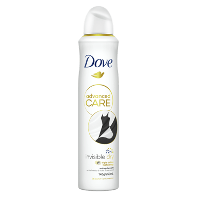 DOVE WOMEN ANTIPERSPIRANT ADVANCED INVISIBLE DRY 250ML