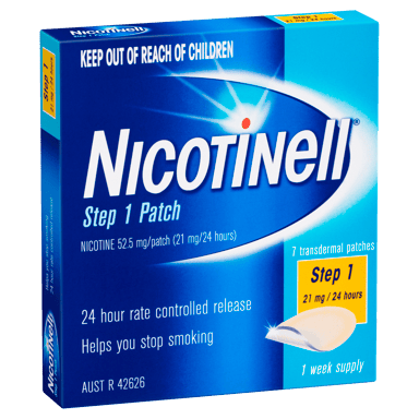 NICOTINELL STEP 1 21MG PATCHES 7 PACK