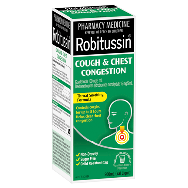 ROBITUSSIN COUGH & CHEST CONGESTION 200ML