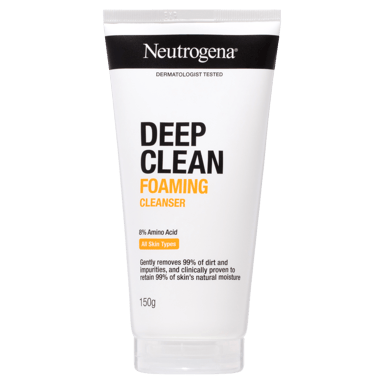 NEUTROGENA DEEP CLEAN FOAMING CLEANSER 150ML