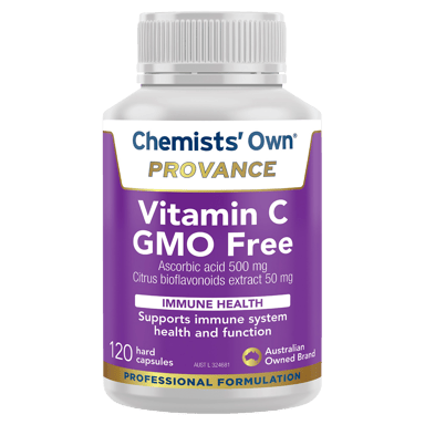 CHEMISTS OWN PROVANCE VITAMIN C GMO FREE 120 TABLETS