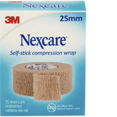 NEXCARE SELF STICK COMPRESSION WRAP 25MM