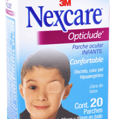 NEXCARE OPTICLUDE EYE PATCH JUNIOR 20 PACK