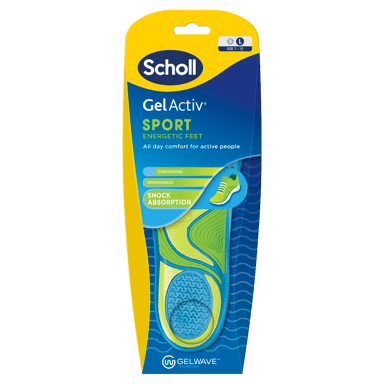 SCHOLL GEL ACTIV SPORT LARGE INSOLES