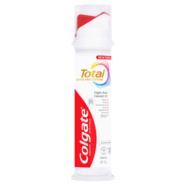 COLGATE TOOTHPASTE TOTAL CLEAN MINT PUMP 130G