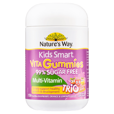 NATURES WAY KIDS SMART VITA GUMMIES SUGAR FREE MULTI TRIO