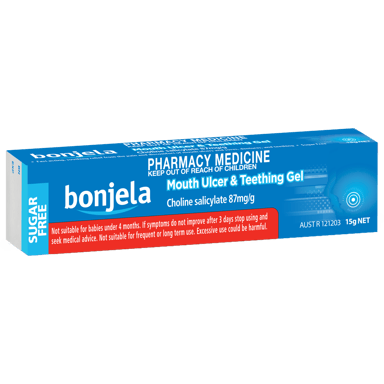 BONJELA MOUTH ULCER & TEETHING GEL 15G