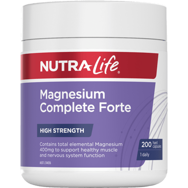 NUTRALIFE MAGNESIUM FORTE DAILY 200 CAPSULES