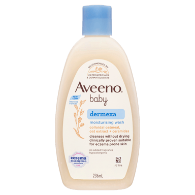 AVEENO BABY DERMEXA MOISTURISING BODY WASH 236ML