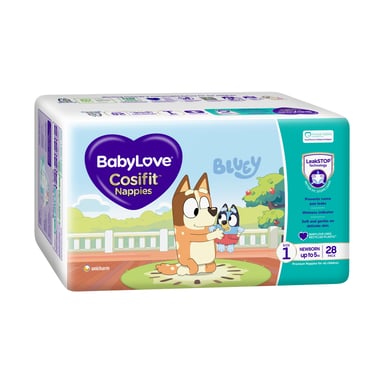 BABYLOVE COSIFIT NAPPIES NEWBORN 28 PACK