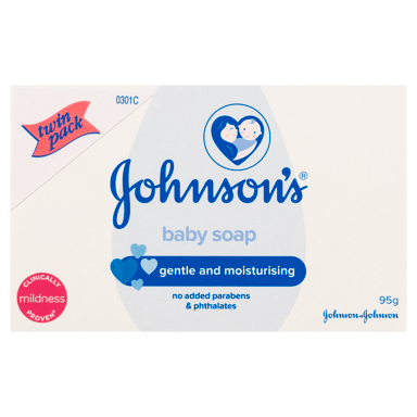 J&J BABY SOAP TWIN PACK