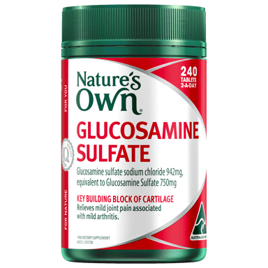 NATURES OWN GLUCOSAMINE SULFATE 240 TABLETS