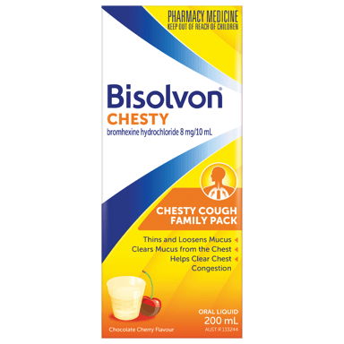 BISOLVON CHESTY LIQUID 200ML