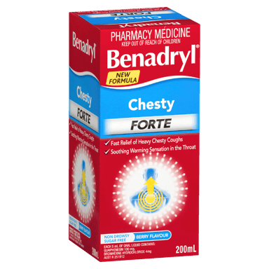 BENADRYL CHESTY FORTE 200ML