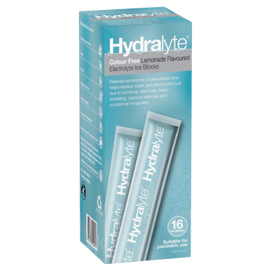HYDRALYTE ICE BLOCKS LEMONADE 16 PACK