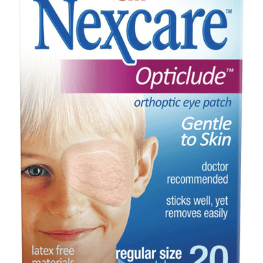 NEXCARE OPTICLUDE EYE PATCH STANDARD 20 PACK
