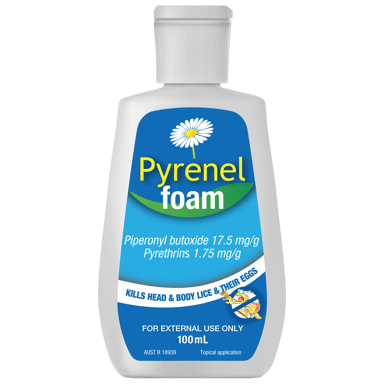 PYRENEL HEAD LICE FOAM 100ML